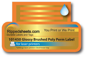 #101450 - GLOSS POLYESTER PERMANENT LABELS