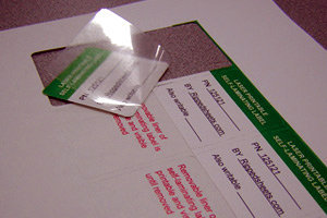 #125121-1 - A PRINTABLE SELF-LAMINATING LABEL!