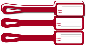 #108414 - PREPRINTED GLOSSY LAMINATED TAG