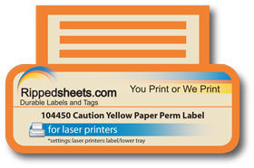 #104450 - MATTE PAPER PERMANENT LABELS