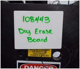 #108443 - GLOSS DRY ERASE INDUSTRIAL STRENGTH ADHESIVE BOARD