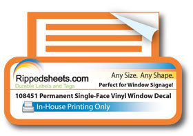 #108451 - Gloss Permanent Vinyl Decal